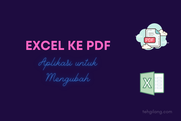 Mengubah Excel ke PDF